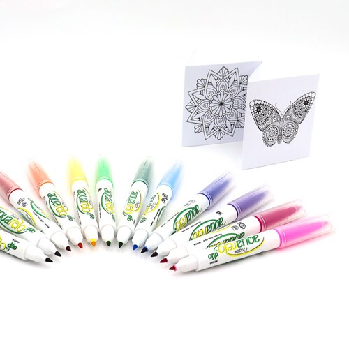 Marcadores Agua Azor Aquarelo Junior Doble Punta 12 Colores