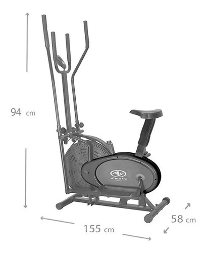 Elíptica Athletic Works Con Scanner