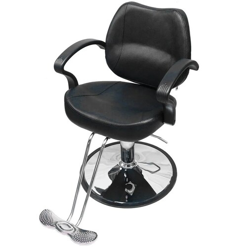 Silla Estetica Reclinable Sillon Barberia Giratorio Negro