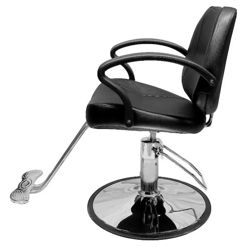 Silla Estetica Reclinable Sillon Barberia Giratorio Negro