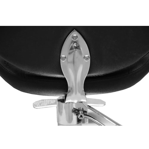 Silla Estetica Reclinable Sillon Barberia Giratorio Negro