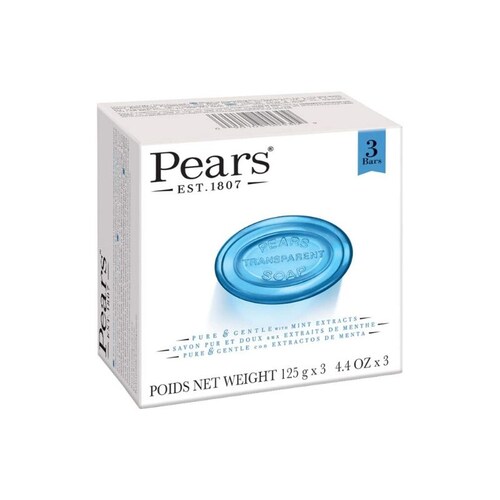 8 Jabones 3pack Pears Extracto de Menta