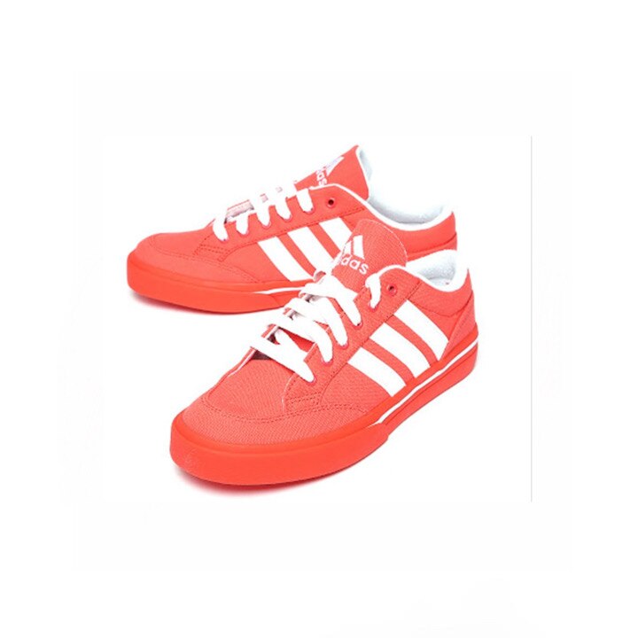 TENIS ADIDAS CABALLERO CANVAS NARANJA BLANCO