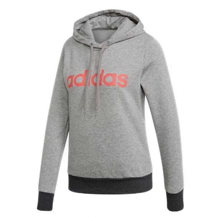 SUDADERA ADIDAS DAMA CON GORRO ESSENTIALS LINEAR PULLOVER