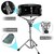 Bateria Musical 5 piezas Acustica Altura Ajustable Aro Negro .