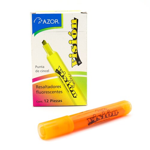Marcatextos Vision Grueso Caja 12 Pzas Resaltador