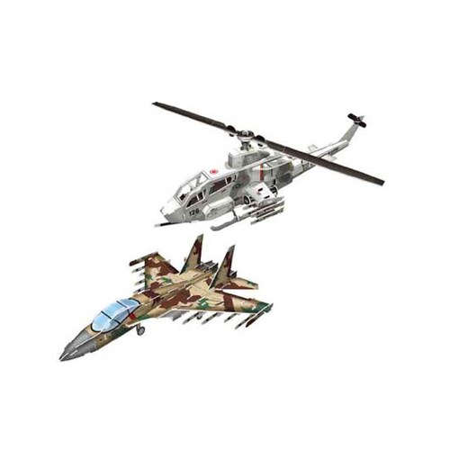 ROMPECABEZAS 3D AH-1 HUEY COBRA SUKOI SU-35 SERIE NIÑOS