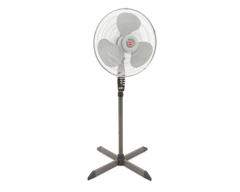 Ventilador De Pedestal Man VPG-0018 18 Pulgadas 3 Vel Gris