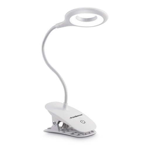 Lámpara de Escritorio Con Clip Recargable y Flexible Redlemon