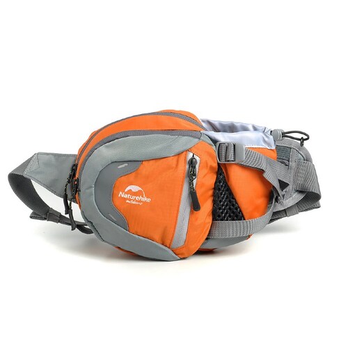 Cangurera Porta Botella Naturehike Ligera Impermeable Correr O Caminar Anaranjada