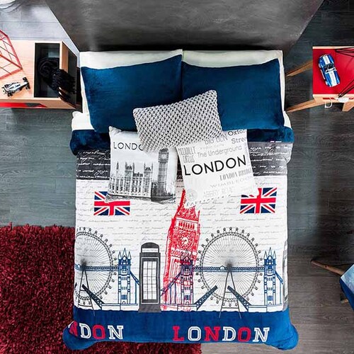 Cobertor Invernal Inglaterra Individual de Vianney