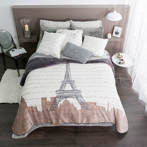 Cobertor Invernal Torre Eiffel Queen Size/Matrimonial XL de Vianney