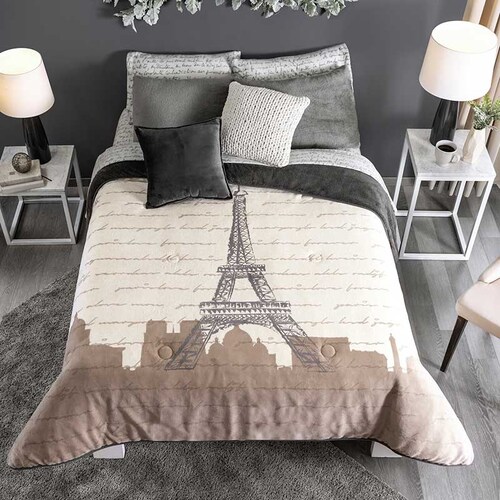 Cobertor Invernal Torre Eiffel Queen Size/Matrimonial XL de Vianney