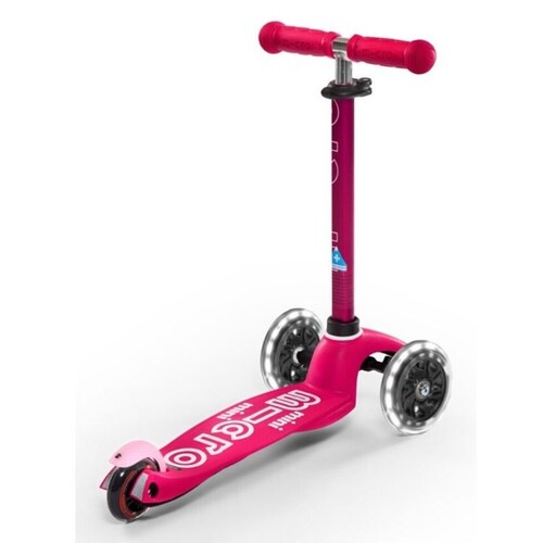 Scooter Mini Micro Deluxe LED PINK.