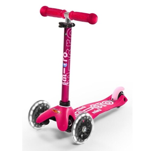 Scooter Mini Micro Deluxe LED PINK.