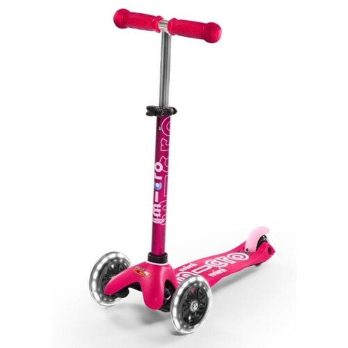 Scooter Mini Micro Deluxe LED PINK.