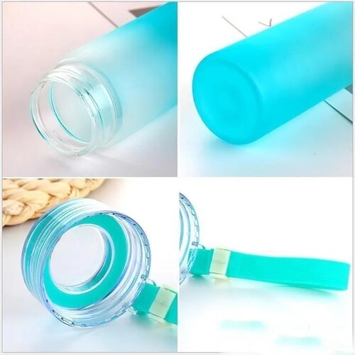 Botella Termo Sellingo Cristal Glass Multicolor Azul Edición Limitada