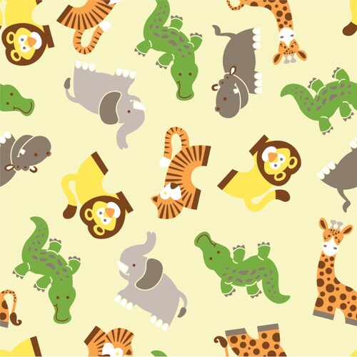 Vinil Decorativo en Lamina Deco Adhesivo 5.5 m x 50 cm MobileCity Animales Zoologico 