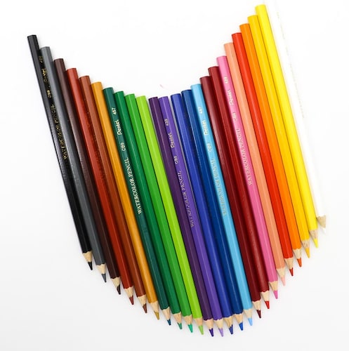 Lápices de Colores Acuarelables c/24 - Pentel