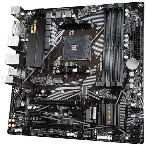 Tarjeta Madre GIGABYTE B550M DS3H AMD AM4 Micro ATX 