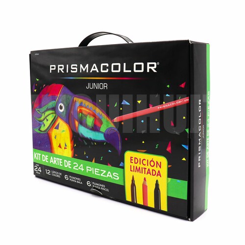 Kit Arte Plumon Pincel+Plumon Bala+Colores Prismacolor