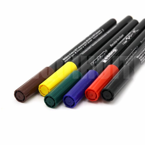Plumones Ceramica Edding 6 colores 1-4mm