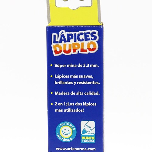 Lapices Norma Duo Grafito+rojo Caja 10 Piezas