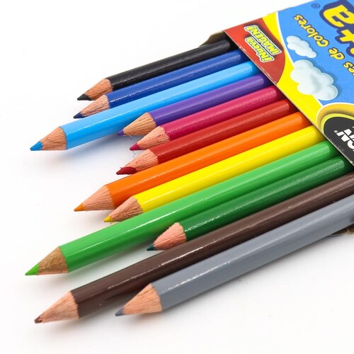Lapices De Colores Mapita Redondo 12 Pzas