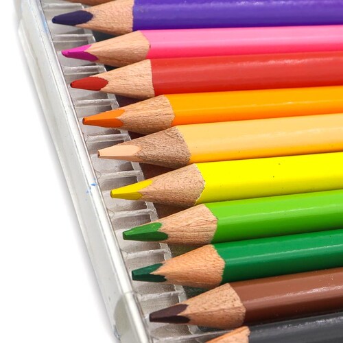 Lapices Colores Maped Estuche Metal Box Colorpeps 12pzas