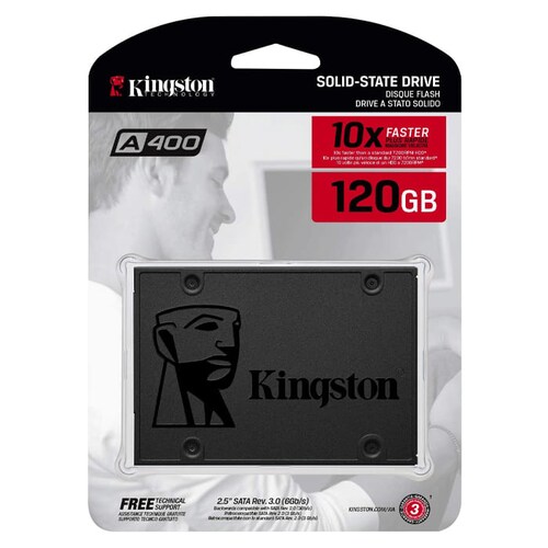 Disco Duro De Estado Sólido SSD Kingston 120 Gb Sata 3 2.5
