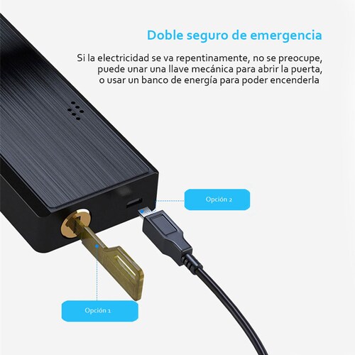 Cerradura de Puerta de Seguridad Inteligente, smart home, cerradura huella dactilar, tarjeta inteligente IC, contraseÃ±a digital