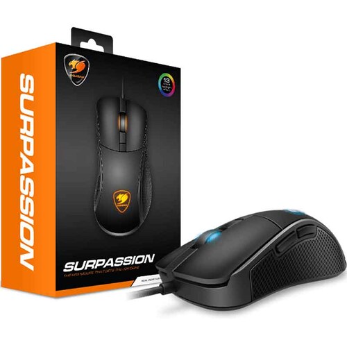 Mouse Gamer COUGAR SURPASSION 7200 DPI USB Ergonomico 