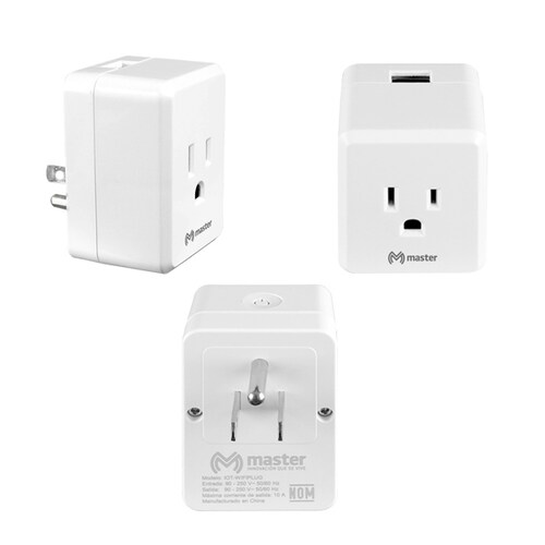 Contacto Inteligente WiFi para Sobreponer con Puerto Usb / Master / IOT-WIFIPLUG
