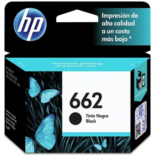 Cartucho HP Num 662 Negro 2ML CZ103AL.