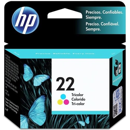 Cartucho HP Num 22 Tricolor 5ML C9352AL