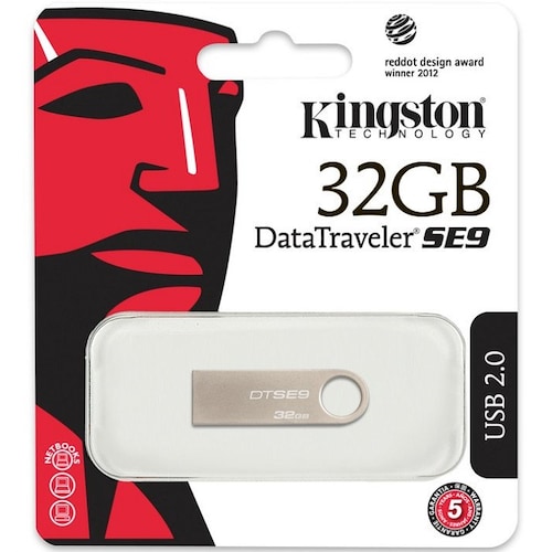 Memoria Flash USB Kingston DataTraveler SE9 32GB Metalica DTSE9H/32GBZ