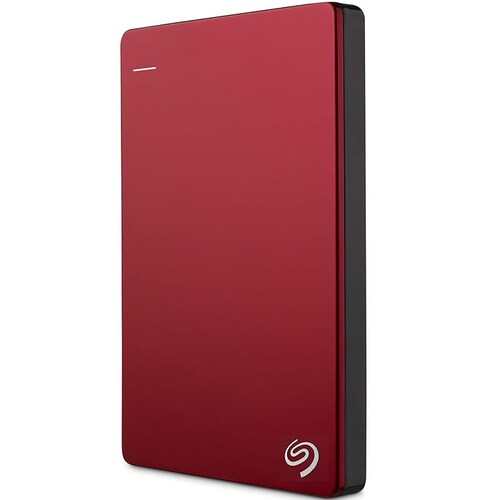 Disco Duro Externo Seagate Backup Plus Slim 1TB Portatil Rojo USB3.0 STDR1000103