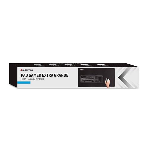 Mouse Pad Gamer Extra Grande Teclado Ratón 80x40cm Redlemon