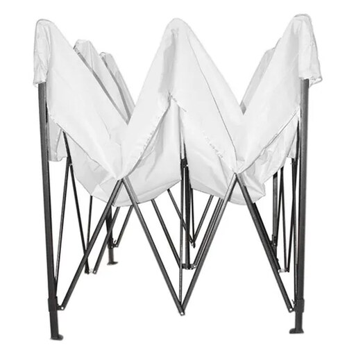 Carpa 3x3 Jardimex Toldo Blanco Reforzado Plegable Impermeable Jardin 3 X 3