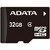 Memoria MicroSD 32 GB Adata SDHC Con Adaptador Clase 4 AUSDH32GCL4-RA1