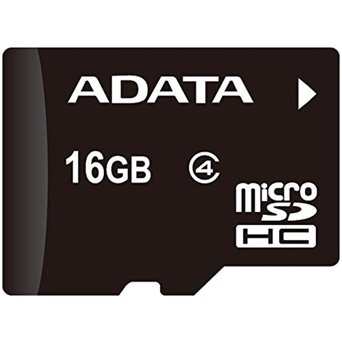 Memoria MicroSD 16 GB Adata SDHC Con Adaptador Clase 4 AUSDH16GCL4-RA1