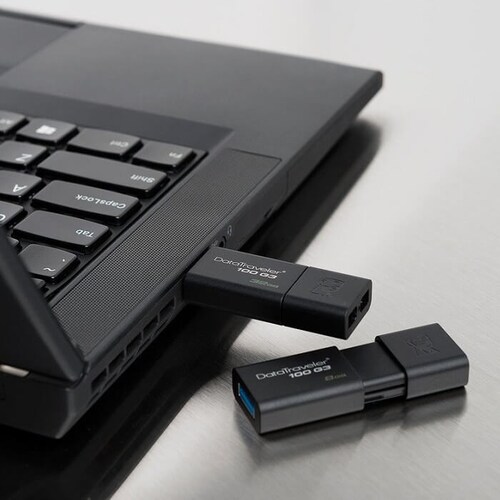 Memoria Flash USB 3.0 Kingston DataTraveler 100 16GB Negra (DT100G3/16GB)