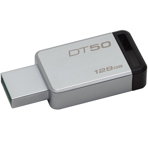 Memoria Flash USB 3.0 Kingston DataTraveler 50 128GB Metalica (DT50/128GB)