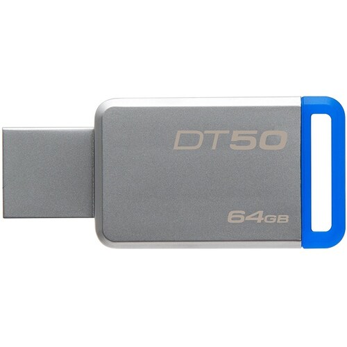 Memoria Flash USB 3.0 Kingston DataTraveler 50 64GB Metalica DT50/64GB