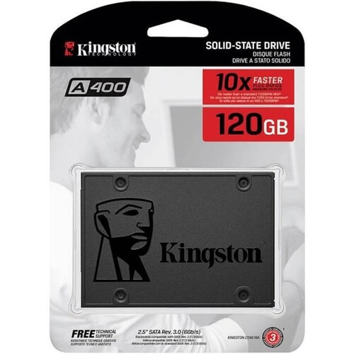 Unidad Estado Solido SSD 120GB Kingston A400 SA400S37/120G