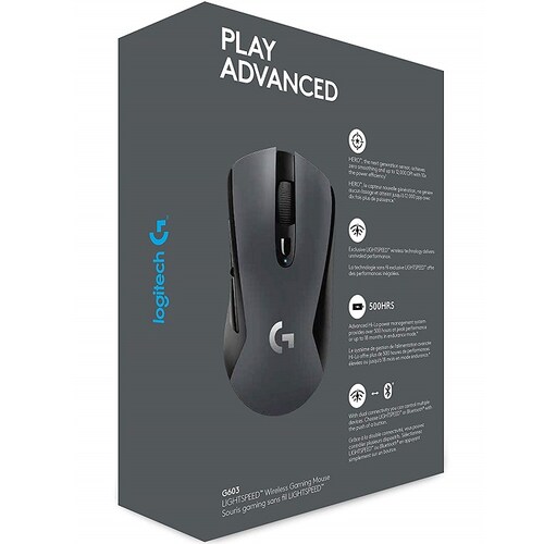 Mouse Logitech G603 Lightspeed Inalambrico USB Y Bluetooth Gaming 910-005100