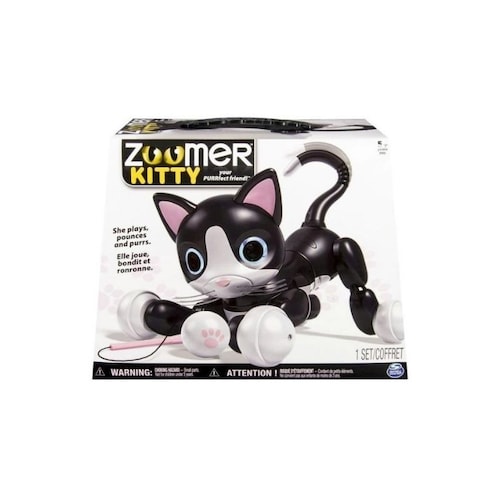 Juguete Zoomer Kitty Gato Interactivo Negra