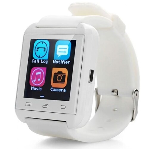 Fralugio Smart watch Reloj Inteligente U8 notificaciones Altavoz, Microfono y Notificaciones