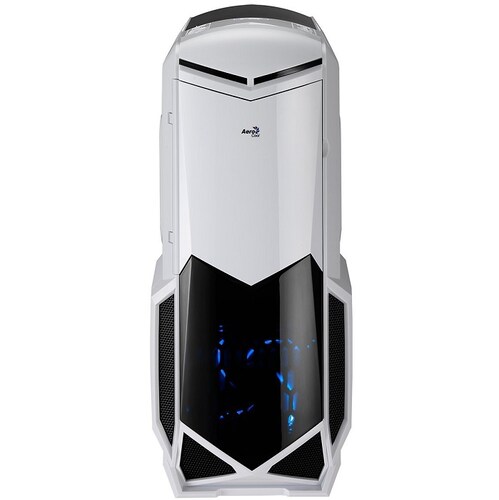 Gabinete AeroCool BattleHawk White 2 Ventiladores USB3 Led Azul