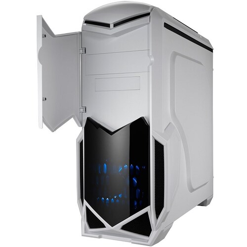 Gabinete AeroCool BattleHawk White 2 Ventiladores USB3 Led Azul